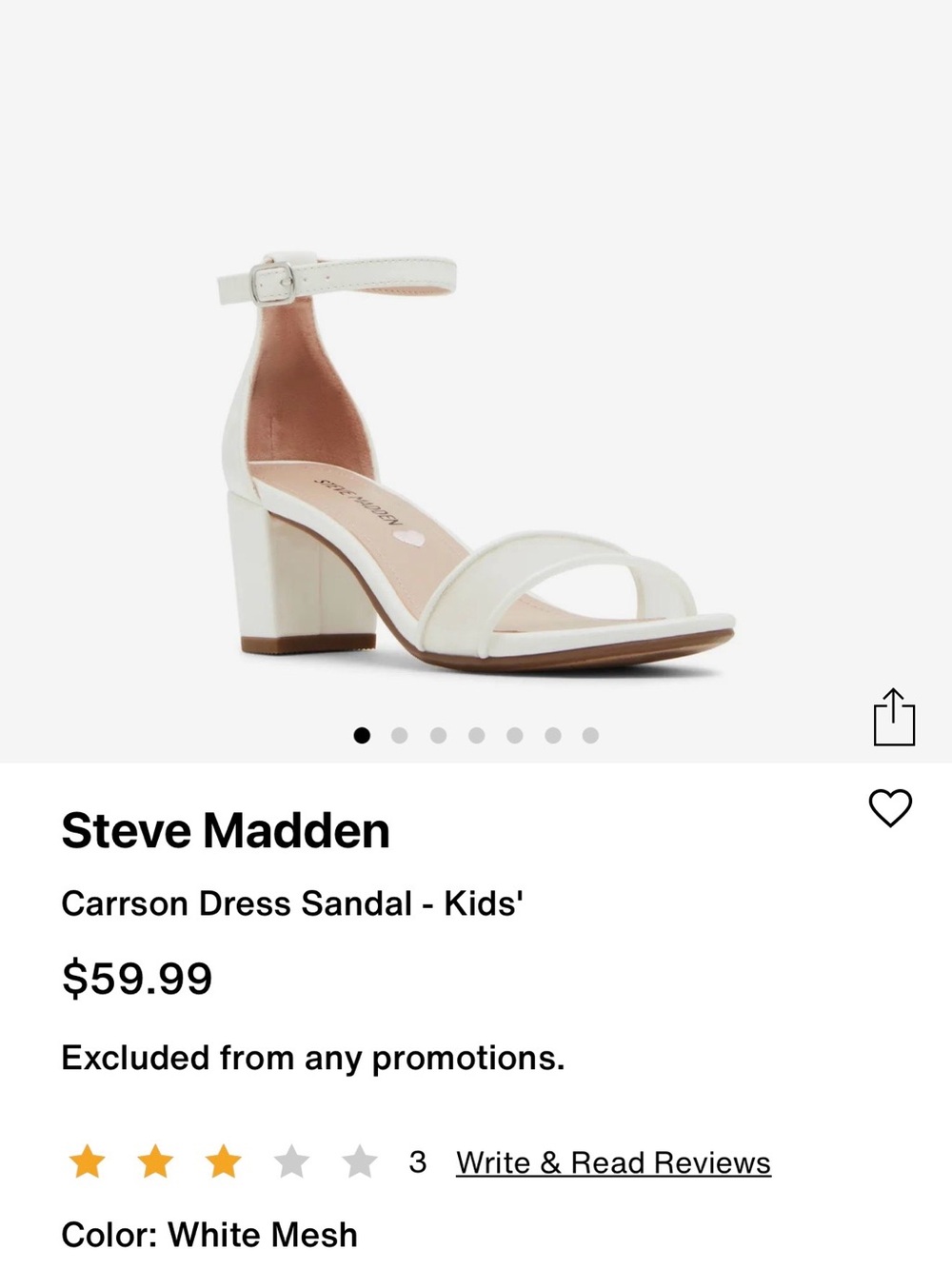 Steve Madden Carrson Dress Sandal